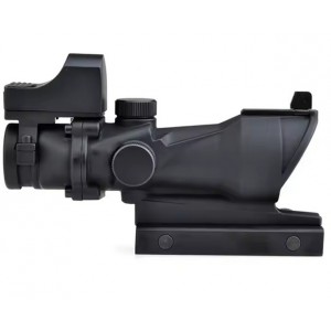 Прицел оптический AIM-O ACOG 4×32 Scope + Mini Red Dot Black AO5317-BK